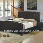 simple style easy assembled/knock-down PU/leather bed-507#