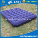 2013 Hot Cheap Wholesale Outdoor Single layer Flocked PVC Inflatable Air Mattress for Promotion with Pump