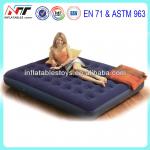 flocked pvc inflatable air bed