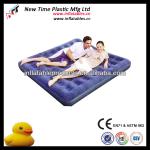 Inflatable flocked air bed