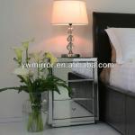 HWM30115 contemporary mirrored furniture-3 drawer bedside-HWM30115