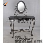 Good design vintage wooden dressing table with mirror-M30143