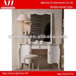 Simple and fresh Mediterranean style dressing table with mirror DV72-DV72