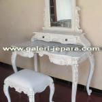 Antique Dressing Table with Stool - Indoor Bedroom Set Furniture-DM 023