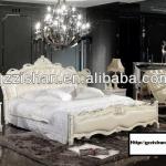 classical solid wooden bed-ZSB001