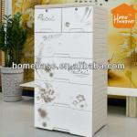 plastic tiroir Bathroom filing plastic cabinets drawers for lock-61050