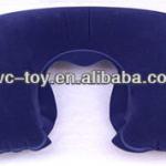 2014 factory direct high quality pvc flovked inflatable travel pillow for promotion