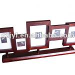 wooden photo frame with various style shap