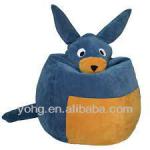 animal bean bag chairs/sofa blue donkey
