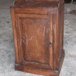 antique wooden bedside cabinet