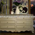 European style white bedroom cabinets with 6 draws TH01#