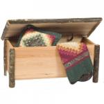 Brand New Rustic Furniture Hickory Blanket Chest-