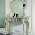 neoclassic console table with mirror