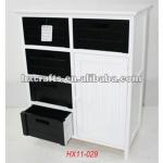 furniture modern cheap storage cabinet wooden chest w drawer door white-HX11-029