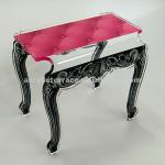 Colored unique Acrylic Bedroom bench