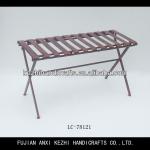 antique folding metal bedroom bench