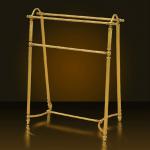 Royal Golden Aluminium Frame Luxury Classic Design Italian Style Elegant Bedroom Furniture Towel Stand Malaysia