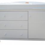 Wooden baby change table/changer / 4 chest of drawers and door/free change pad-GH598