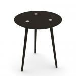 Modern round wooden bedside tables-M1605-B