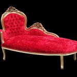 French Hand Caarved Chaise Lounge