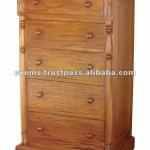 Chest 5 Drawers with Pillar