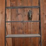 solid wood and iron wall shelf-RME-14