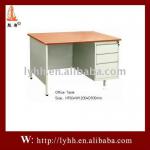 Workstation metal office desk with drawers