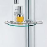 3 tier adjustable height glass shelf-0438F-3