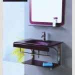 Hot selling glass bathroom cabinet from Hangzhou-6094