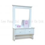 Wall-mount Bathroom Mirror With Drawer &amp; Towel Rail-F-036