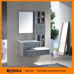 bathroom vanity wall hung bathroom cabinet stainless steel bathroom vanity cabinet-WN-5240