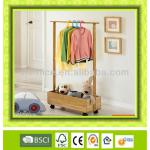 New Eco-friendly floor bamboo clothes rack