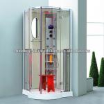 One person Corner Elegant Infrared Steam Shower Room /Steam Shower Cabin (with CE,TUV certification)-K065