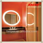 Mirrored furniture round mirror with LED strip-BGL-002 Mirrored furniture round mirror with LED s