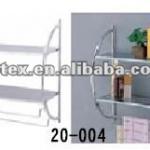 Steel 2 Tier Bathroom Wall Rack