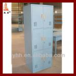Fashion light blue 6 compartment stainless steel bathroom cabinet for Military