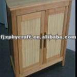 bamboo bathroom wash basin cabinet