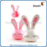Happy funtime silicone rubber baby toothbrush with rabbit image-NP-YSJ014