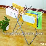 metal double-pole foldable standing used for hanging towels