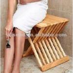 (W-T-0720) wooden portable folding bath chair