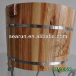 wood foot basin-SR60062