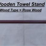 Wooden Towel Stand-