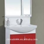 sell PVC bathroom cabinet ceramic wash basinV82A