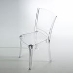 Clear chair polycarbonate transparent LUCIENNE neutral-10L2000