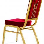 Metal back pattern hotel used dinner chair SA2063