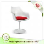 Fiberglass tulip arm chair, fiberglass dinning chair M0565-620-M0565-620