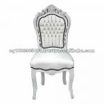 White baroque chair