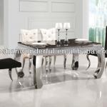WA013 home design stainless steel dining room furniture