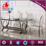 A8033 modern glass dining room set