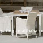 Outdoor Furniture Rattan Chair and Table